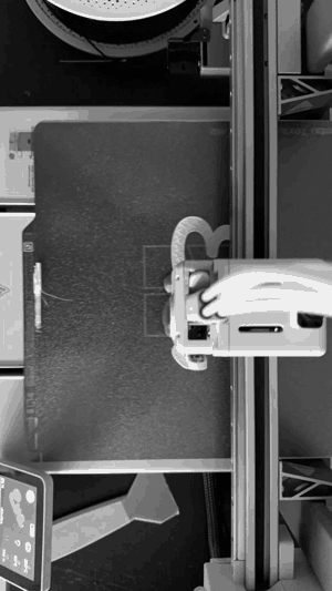 Timelapse of a name being 3D printed